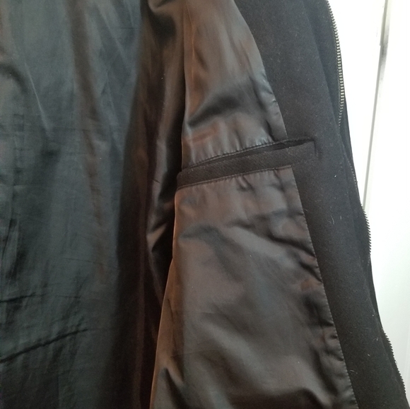 INC Wool Bomber Jacket size Medium - Picture 3 of 5